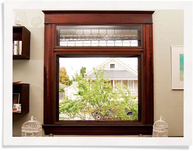 Historic craftsman home with Indow storm windows installed: Inserts don’t harm old home’s windows.