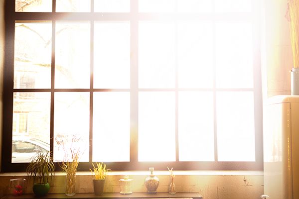 meditation room essentials: natural light coming through window