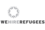 We Hire Refuges logo.
