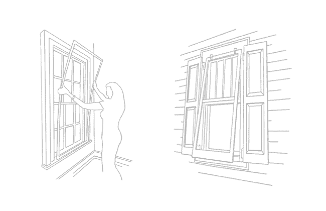 indow window Interior vs exterior storm windows