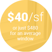indow windows cost for premium grade window insert is $36 per square foot