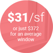 indow windows cost for standard grade window insert is $27 per square foot